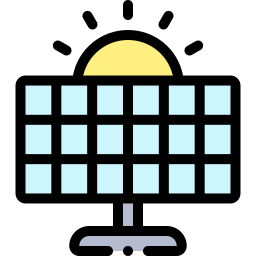 Solar panel icon