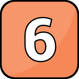 Number 6 icon