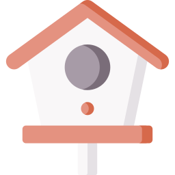 Bird house icon