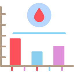 Sugar blood level icon