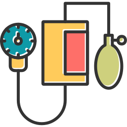 Blood pressure meter icon