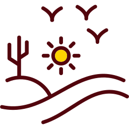 deserto Ícone