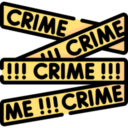 Crime scene icon