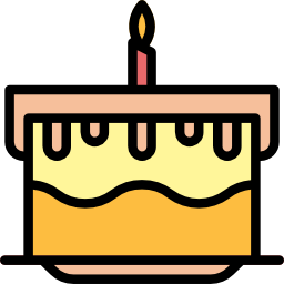 Birthday cake icon