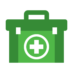 First aid kit icon