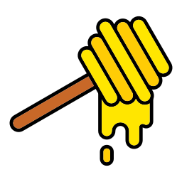 Honey dipper icon