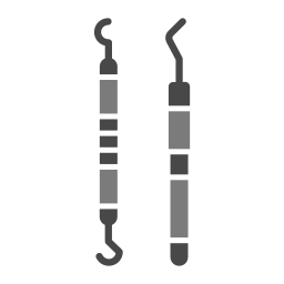 sonde dentaire Icône