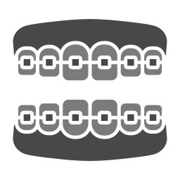 un appareil dentaire Icône