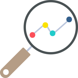 analyse de la recherche Icône