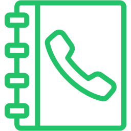 Phone book icon