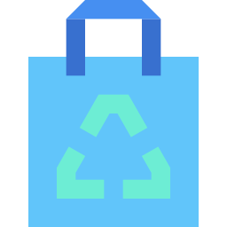 wiederverwertbare tasche icon