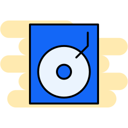 Vinyl player icon