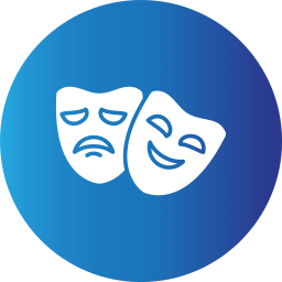 masques de théâtre Icône