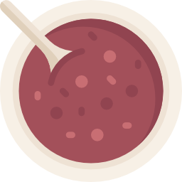 Red bean soup icon