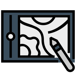 Graphic tablet icon