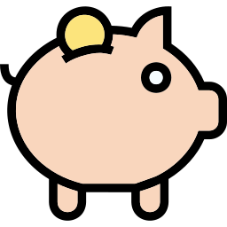 Piggy bank icon