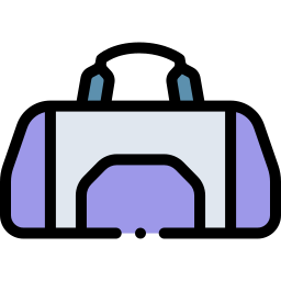 Sport bag icon