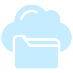 Cloud storage icon