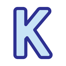 Letter k icon