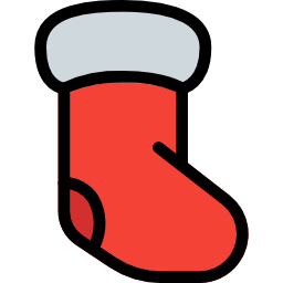 Christmas sock icon