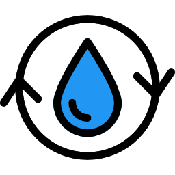 wasser recyceln icon