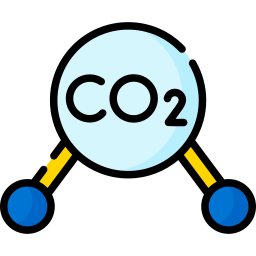 dióxido de carbono Ícone