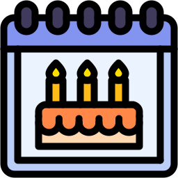 Birthday and celebration icon