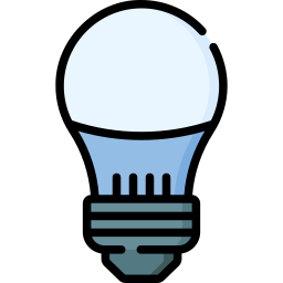 Led lamp icon