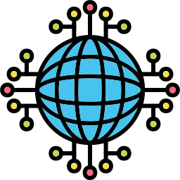 globales netzwerk icon