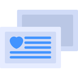 Wedding certificate icon