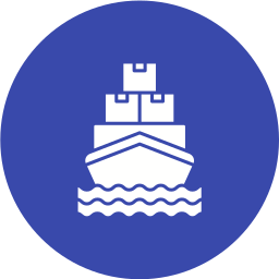 Cargo ship icon