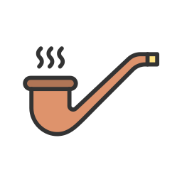 Smoking pipe icon