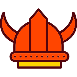 Viking helmet icon