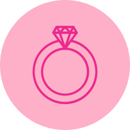 Diamond ring icon