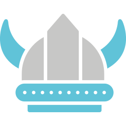 Viking helmet icon