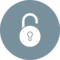 Open lock icon