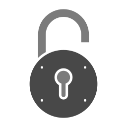 Open lock icon