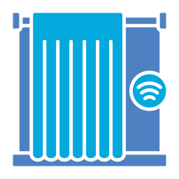 Smart curtain icon