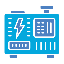 Electric generator icon