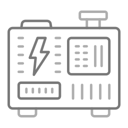 Electric generator icon