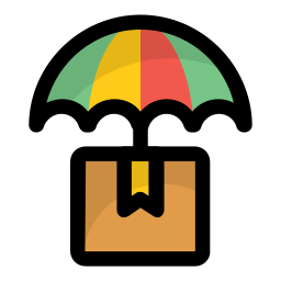 Delivery insurance icon