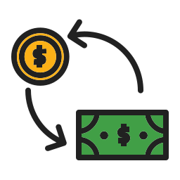 Échange de devises Icône