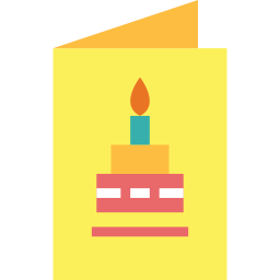 carte d'anniversaire Icône