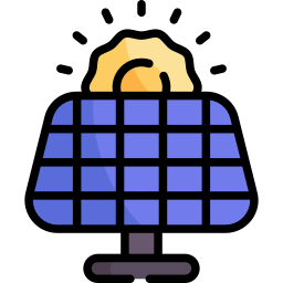 Solar panel icon