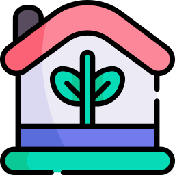 Eco house icon