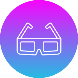 3d glasses icon