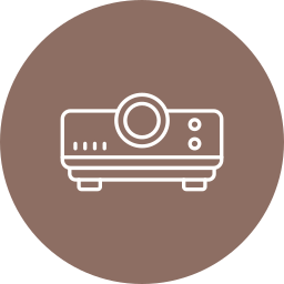 Video projector icon