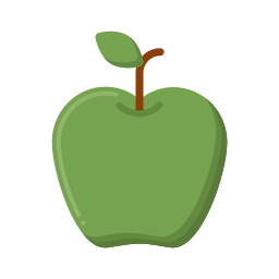 Green apple icon