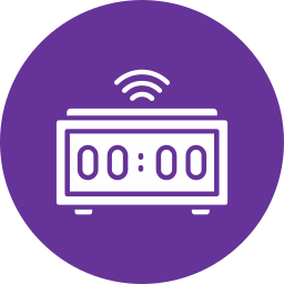 Digital clock icon