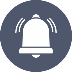 Alarm bell icon